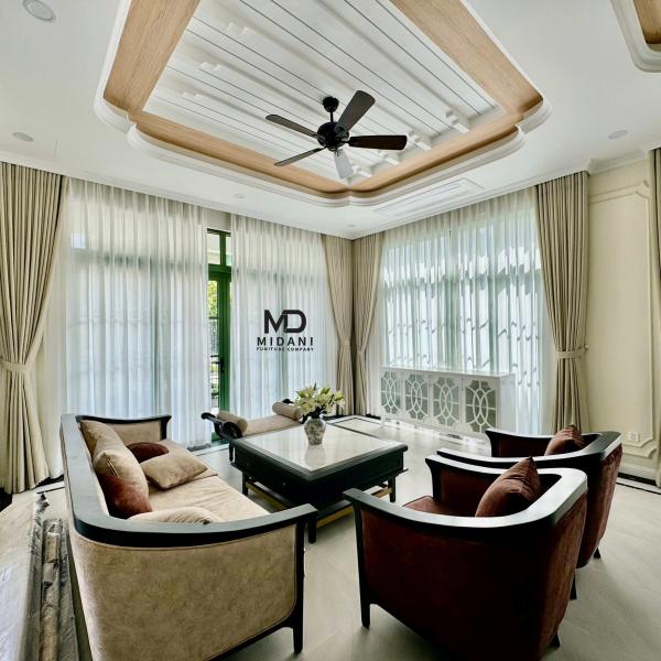 Rèm vải bố cao cấp